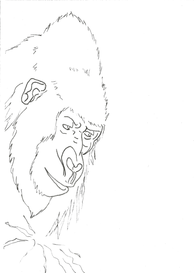 Carte "Finis Moi!" - Hector le Gorille