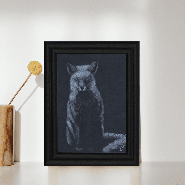 Aquarelle &quot;Renard&quot; - Œuvre Originale et unique 