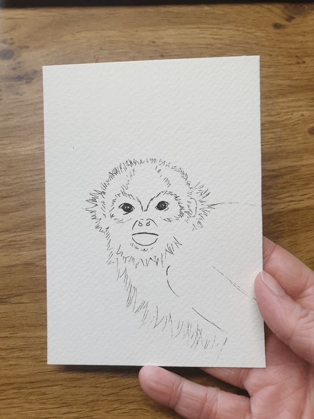 Carte "Finis Moi!" - Le Saïmiri