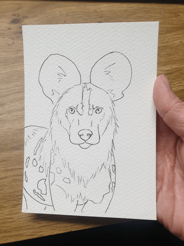 Carte "Finis Moi!" - Le Lycaon - 10x14cm